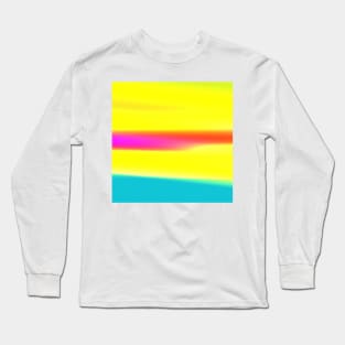 yellow orange pink gradient texture Long Sleeve T-Shirt